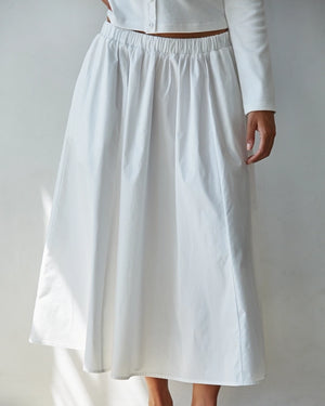 The Cotton Midi Skirt