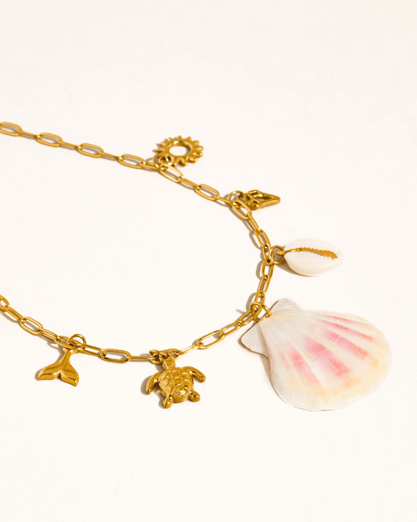 Seashell Charm Necklace