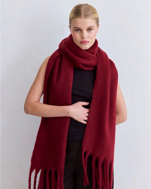 The Reykjavik Scarf - Burgundy