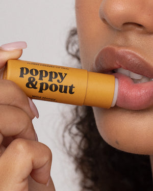 Poppy & Pout Lip Balm: Wild Honey