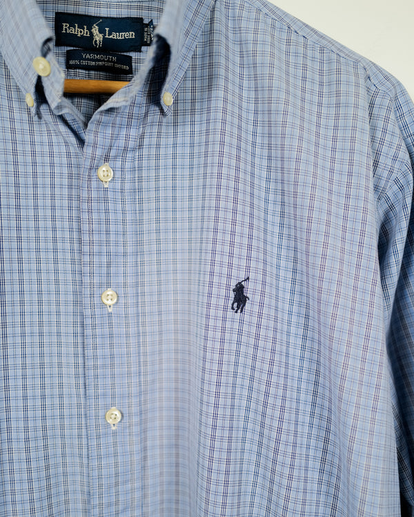 Vintage Ralph Lauren Shirt - Blue Plaid