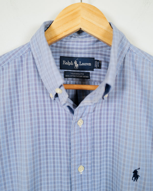 Vintage Ralph Lauren Shirt - Blue Plaid