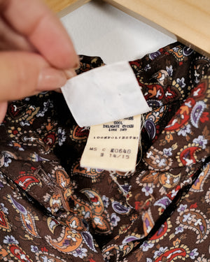 Vintage 70's Paisley Top