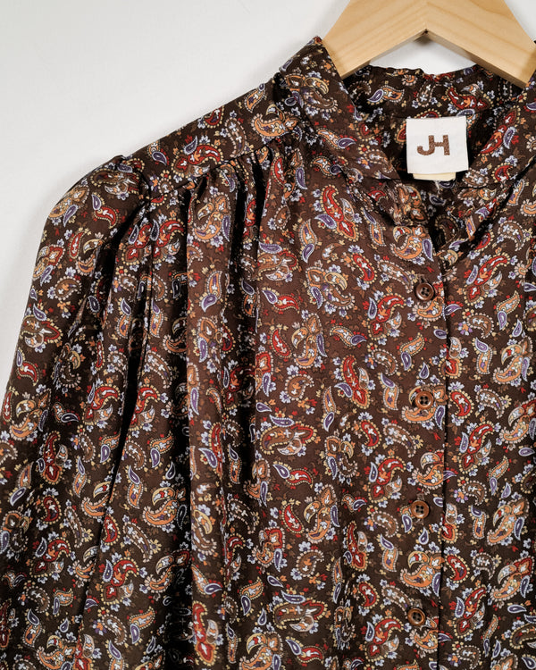 Vintage 70's Paisley Top
