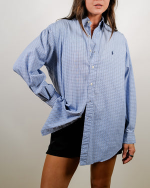 Vintage Ralph Lauren Shirt - Blue Plaid