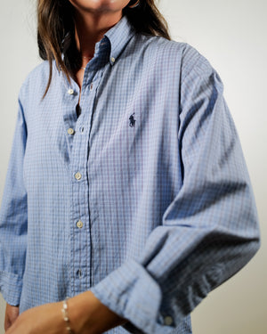 Vintage Ralph Lauren Shirt - Blue Plaid