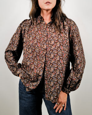 Vintage 70's Paisley Top
