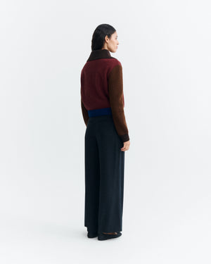 Brown Block Tanit Knitted Sweater