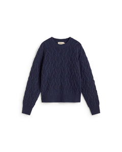 Blue Carmen Knitted Sweater